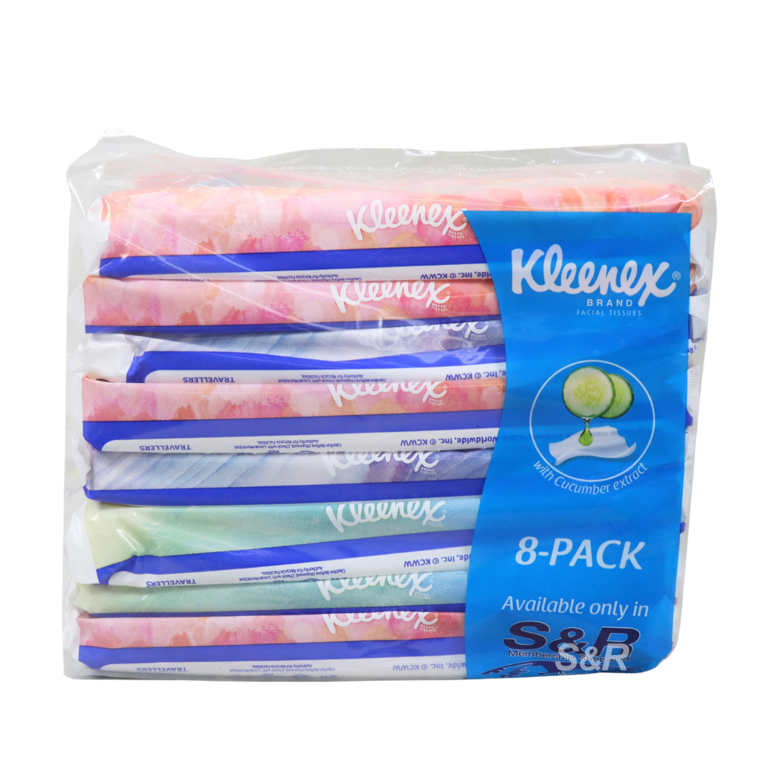 Kleenex 8-pack Facial Tissue with Cucumber Extract